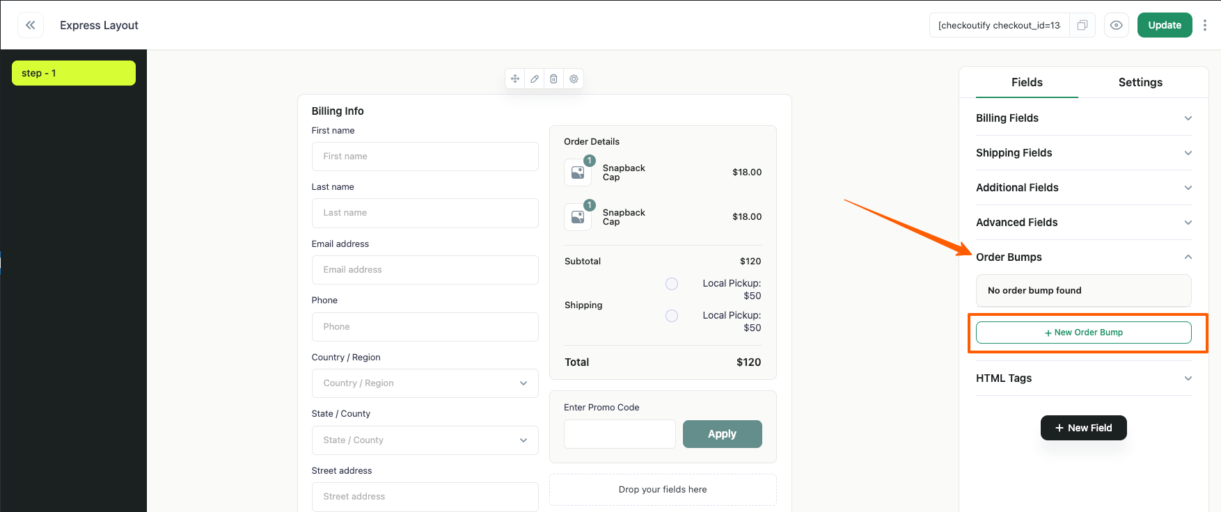 How To Create and Customise an Order Bump 2