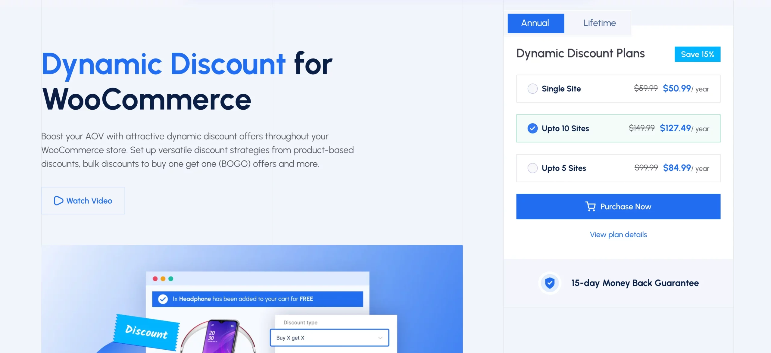 Dynamic Discount
