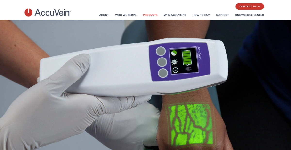 Augmented Reality Example - AccuVein