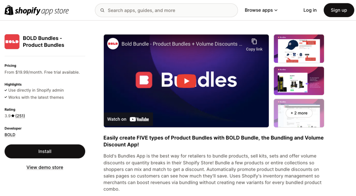 Bold Bundles is a Tool of AOV Marketing for Shopify