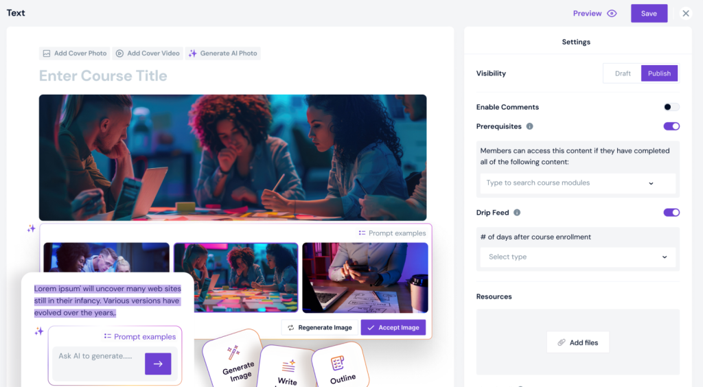VII. AI-Suite for Course Creation
