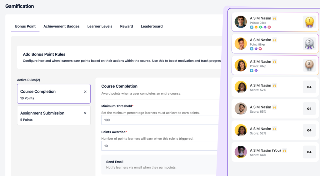 Engagement at The Core - gamification