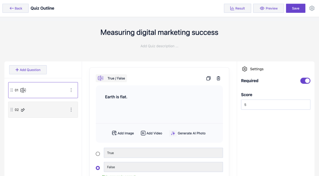 Interactive Quizzes