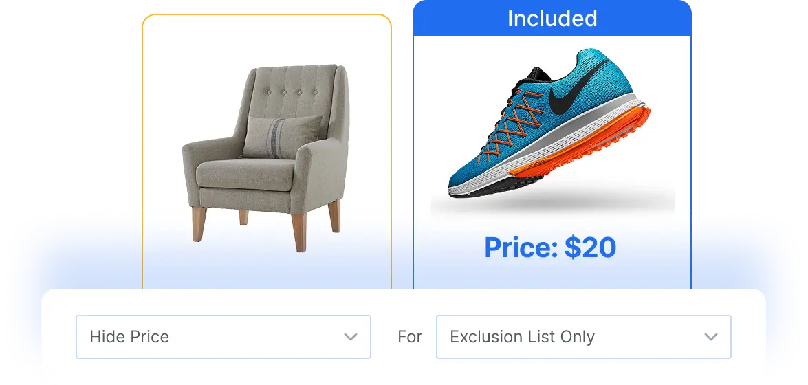 Include/Exclude Products From Catalog