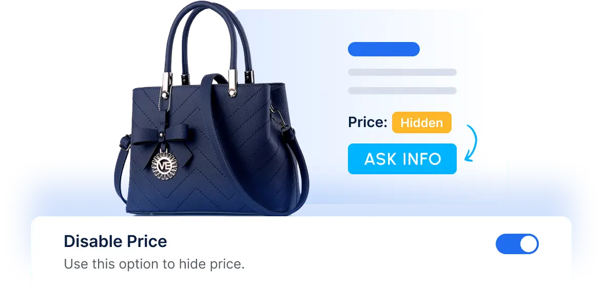 Hide all prices with one click