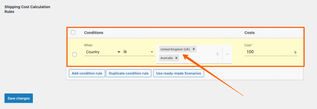 How to Set Country Based Shipping Conditions in Advanced Shipping ...