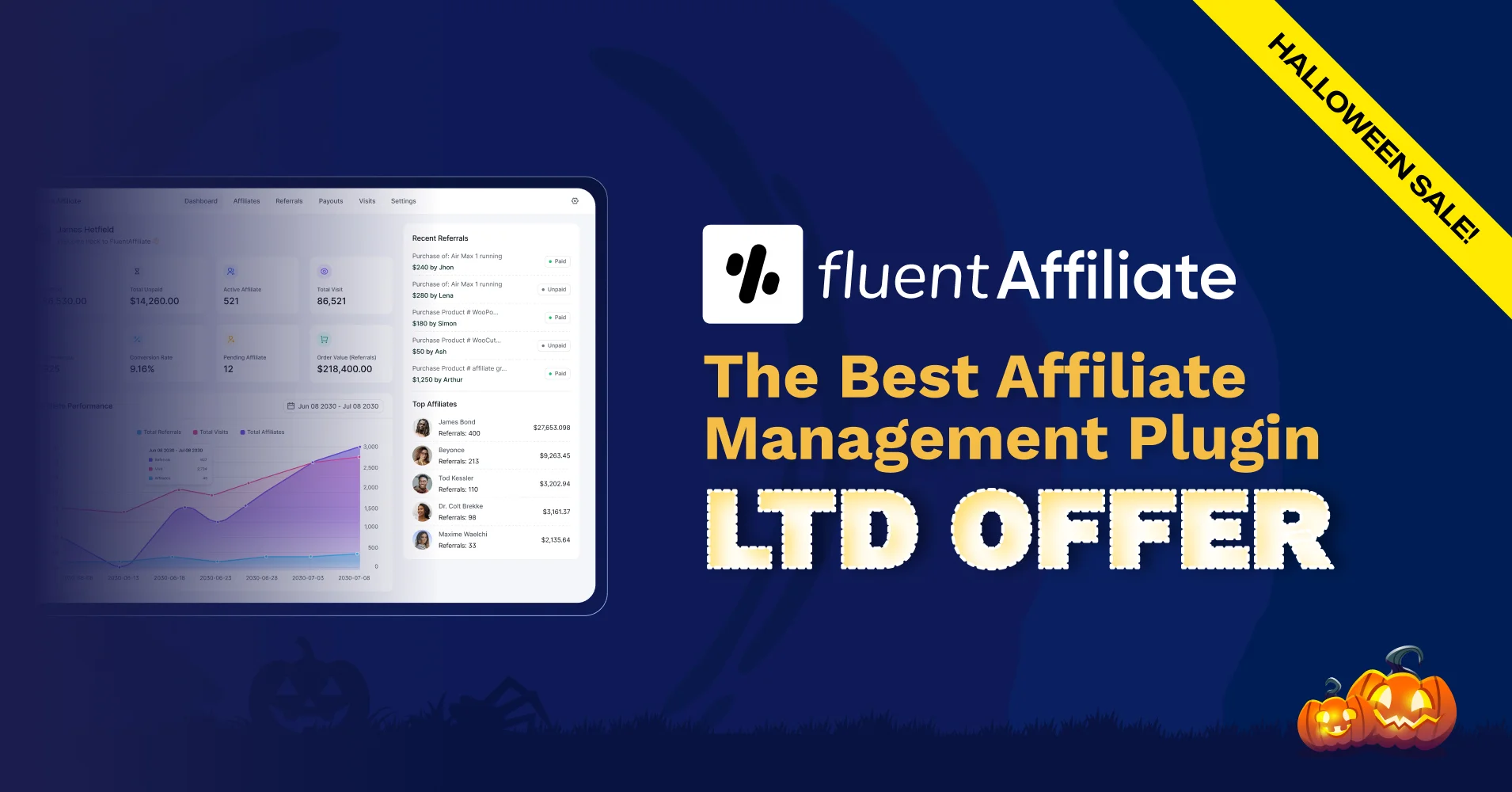 FluentAffliate Halloween Deal