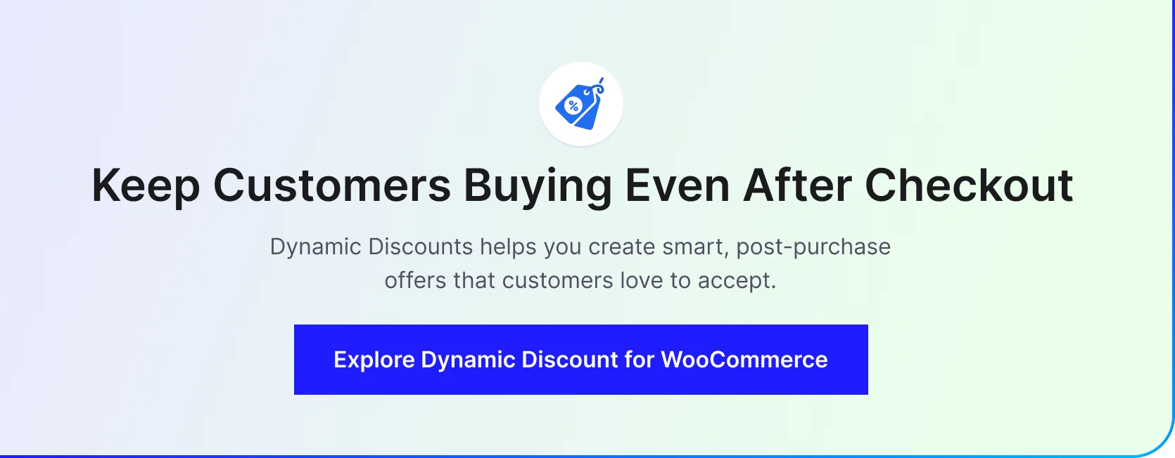 Post purchase marketing form