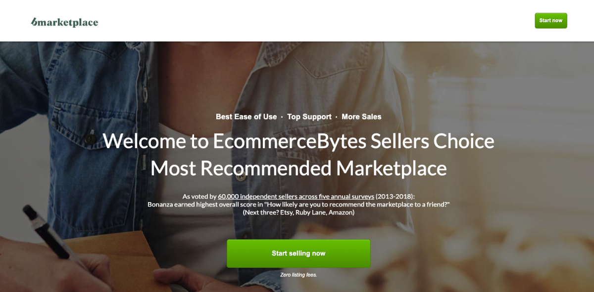 Sell on Bonanza Marketplace