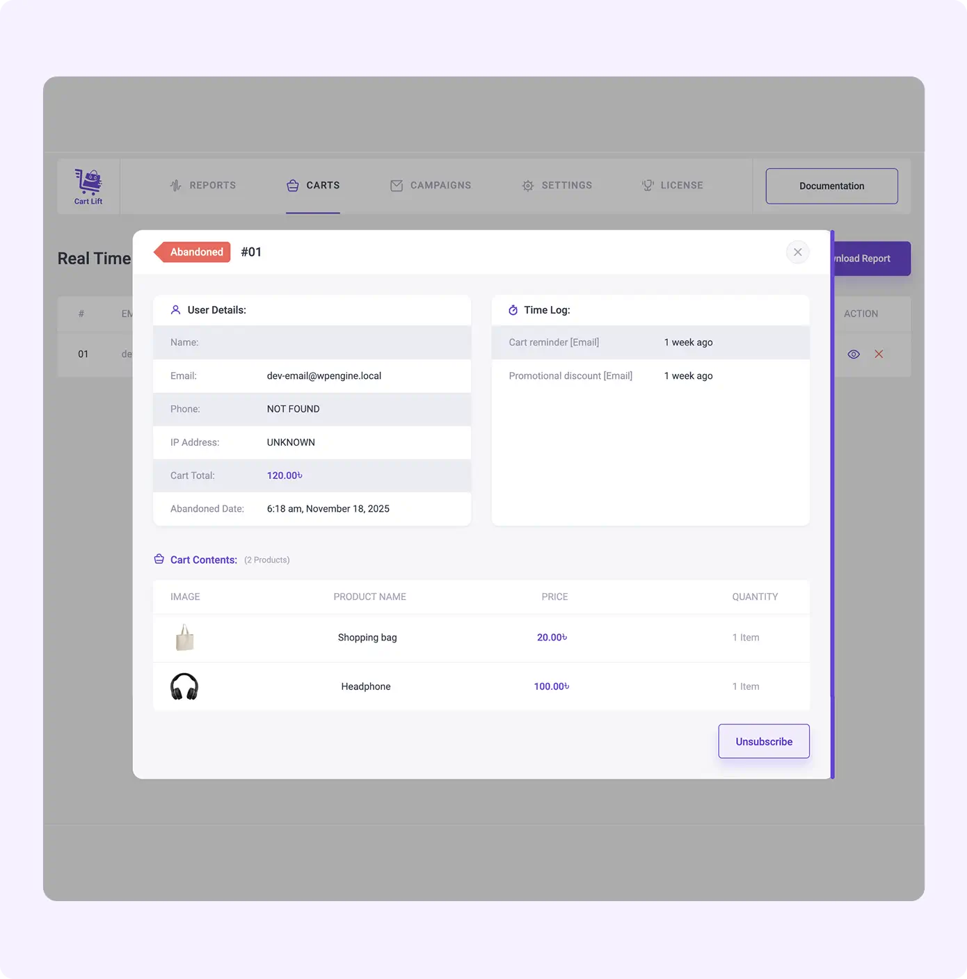 detail-on-each-cart-and-customer