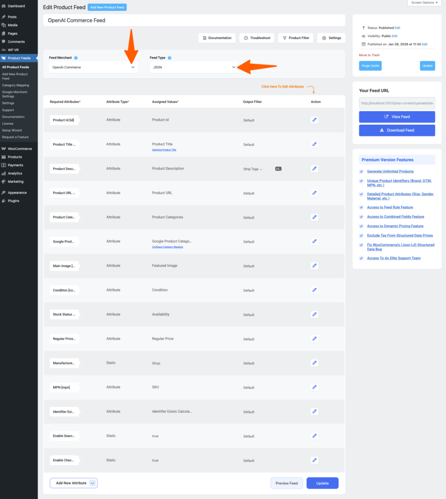 How to generate WooCommerce Product Feed for OpenAI Commerce » RexTheme