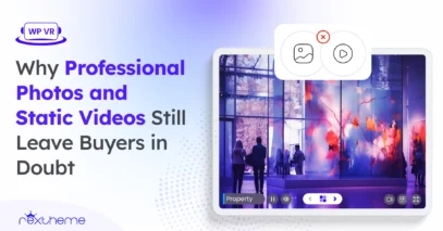 Vr over Professional Photos and Static Videos