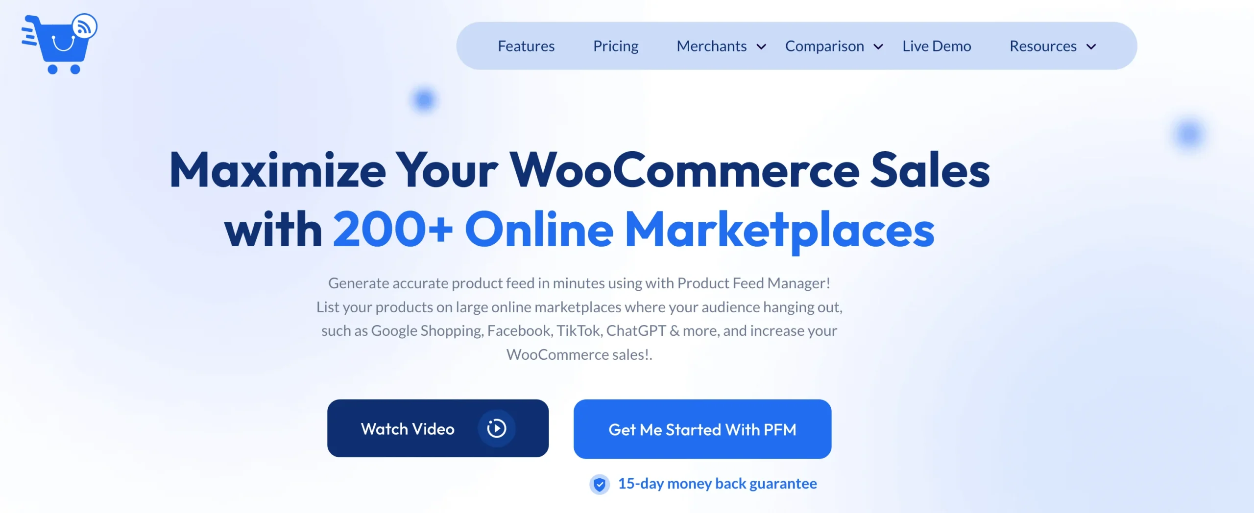 PFM- homepage