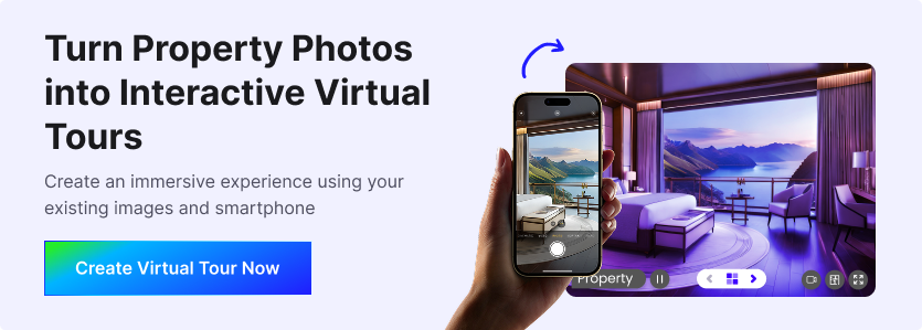Turn Photos into Virtual Tour with Smarphone and Iphone on WordPress