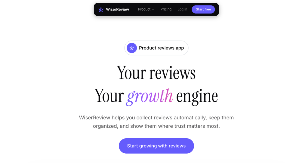 WiserReview - CusRev Alternatives