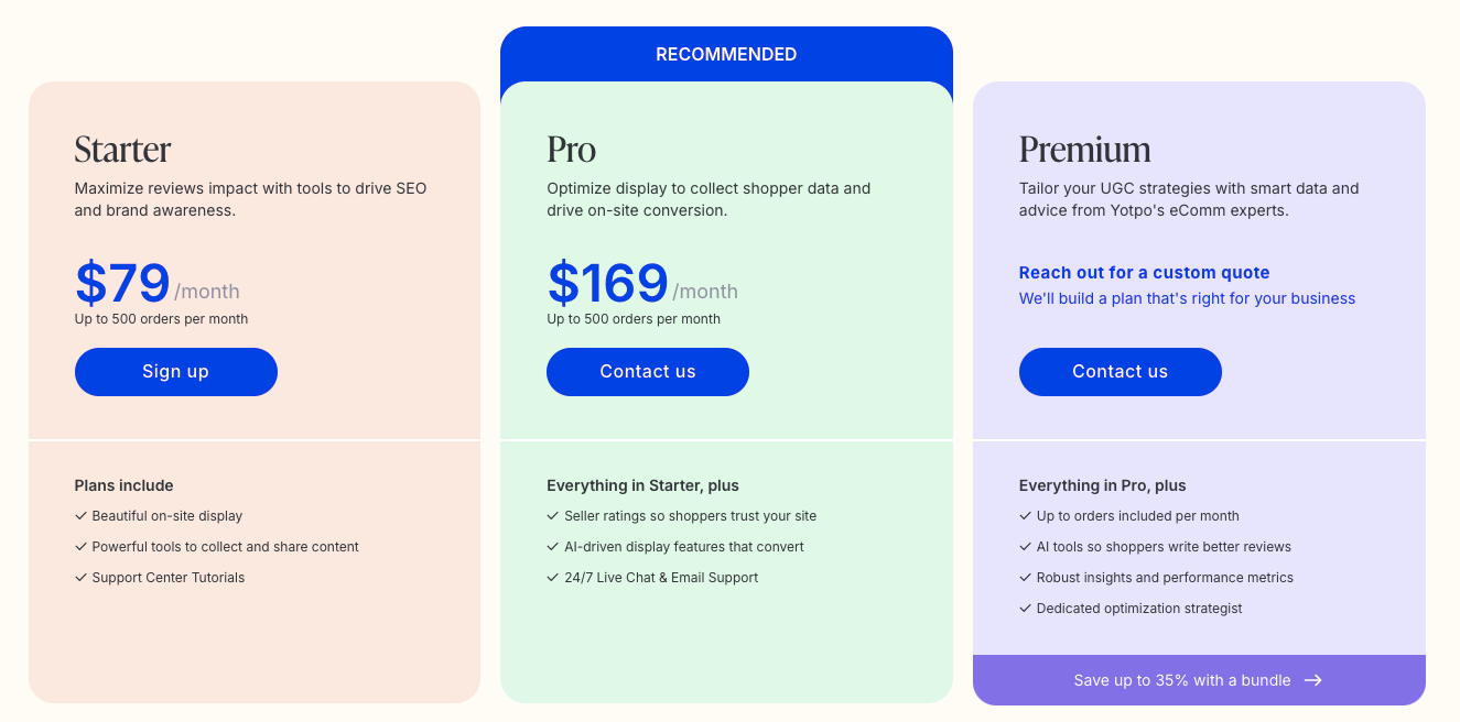 Yotpo Product Reviews  Pricing- CusRev Alternatives