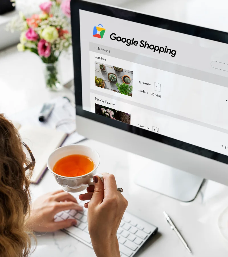 Google shopping feed visual