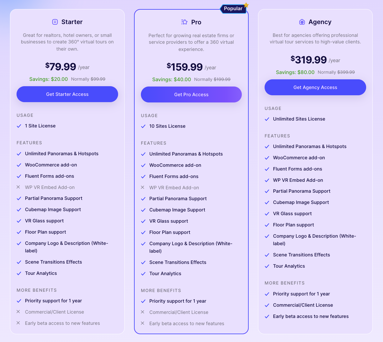 1. WPVR Pricing - Panoee Alternatives