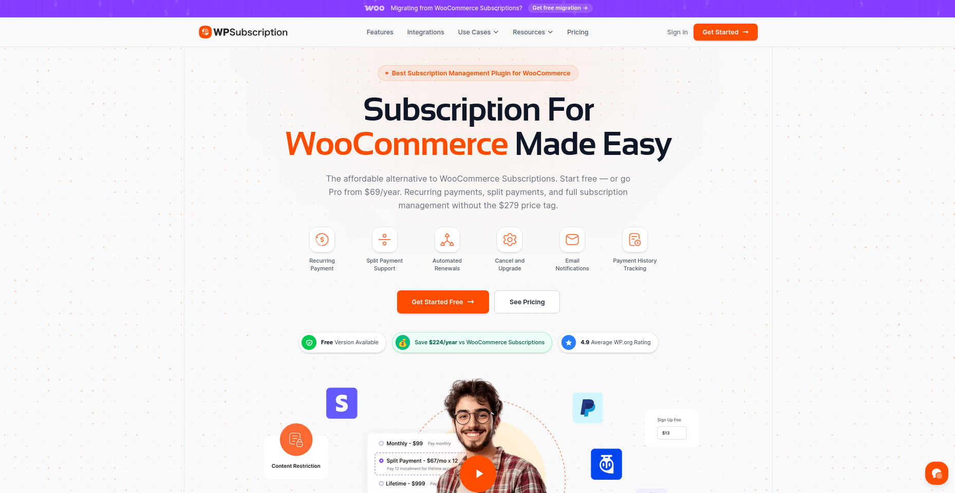WPSubscription for WooCommerce